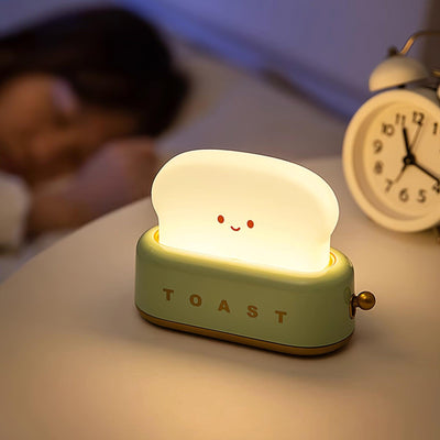 GlowToast Lampe – Tragbare Brot-Toast Cartoon LED Nachtlampe