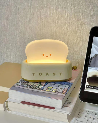 GlowToast Lampe – Tragbare Brot-Toast Cartoon LED Nachtlampe