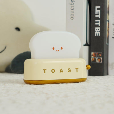 GlowToast Lampe – Tragbare Brot-Toast Cartoon LED Nachtlampe