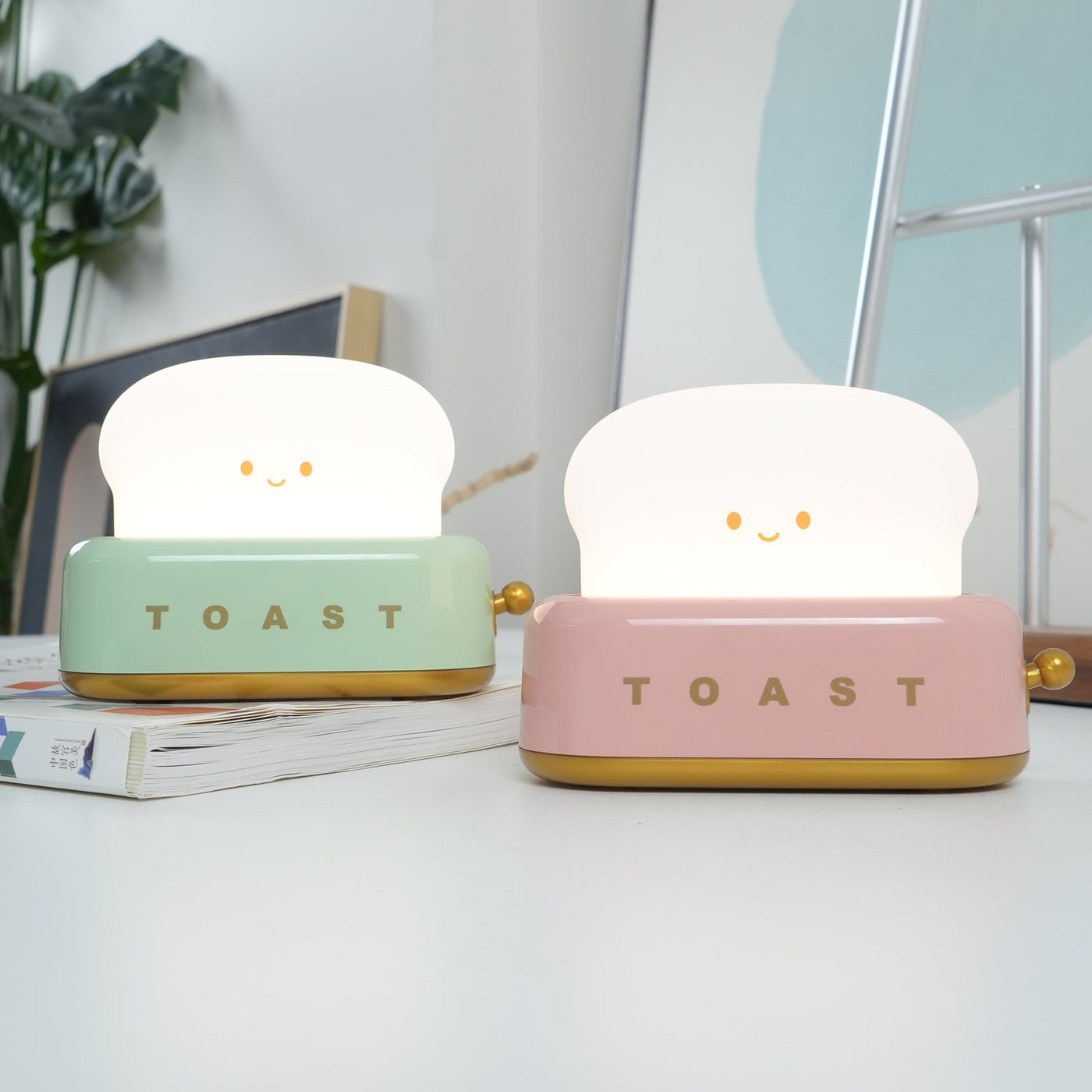 GlowToast Lampe – Tragbare Brot-Toast Cartoon LED Nachtlampe