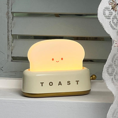 GlowToast Lampe – Tragbare Brot-Toast Cartoon LED Nachtlampe