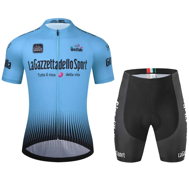 Horace - Herren Radsport Bekleidungsset aus Hochwertigem Castelli-Gewebe, Sportlich Enganliegend, Ideal für Training und Freizeit