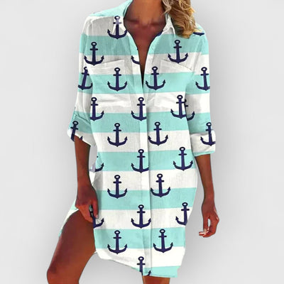 Violet | Farbenfrohes Kleid aus edlen Materialien