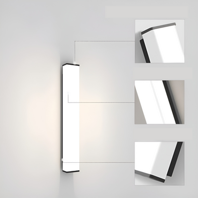 SteelLuxe Light – Wasserdichte Wandlampe für Außen- und Innenbereiche