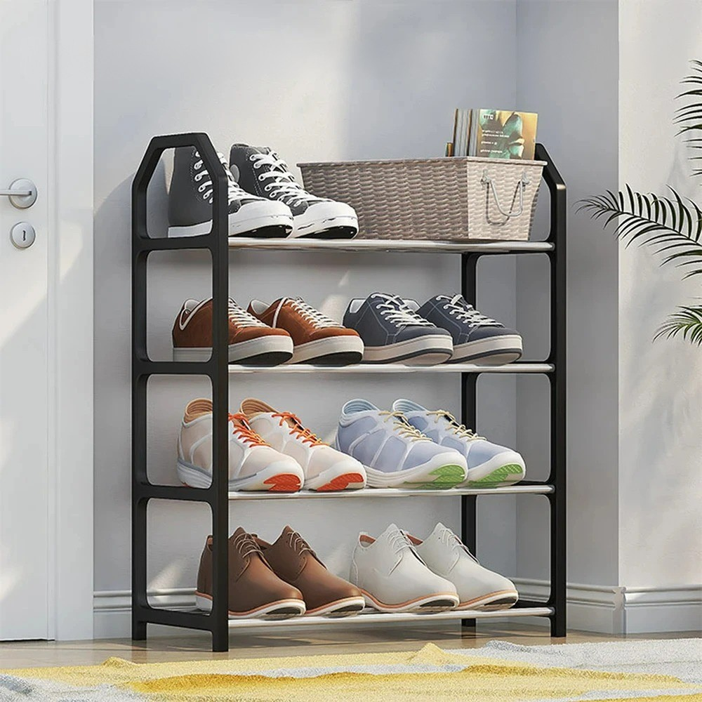 ShoeHaven Rack – Multifunktionaler 4-stufiger Schuh-Organizer