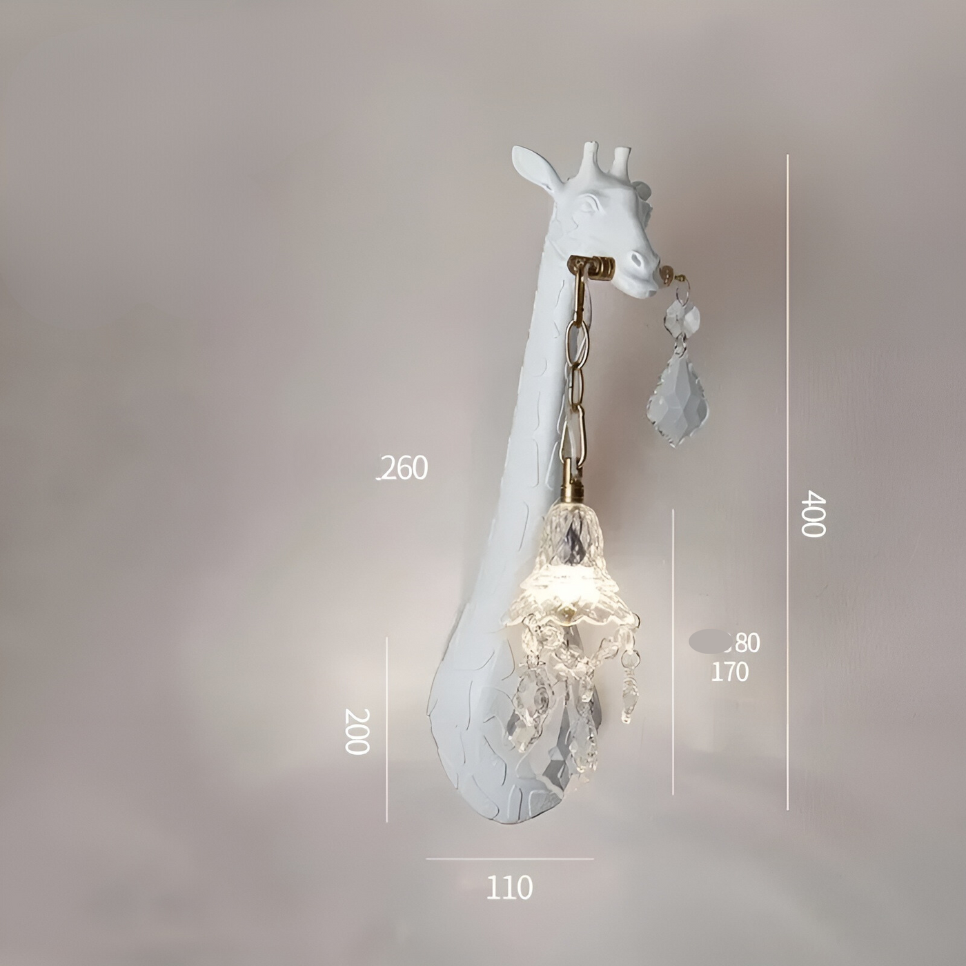 Wildscape Light - Dekorative Giraffe LED Wandlampe