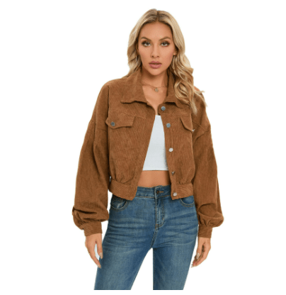 Kurze Jacke mit modernem Stil für Damen