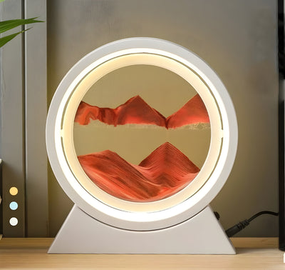 SandFlow Lampe – 3D Sandscape LED Tischlampe