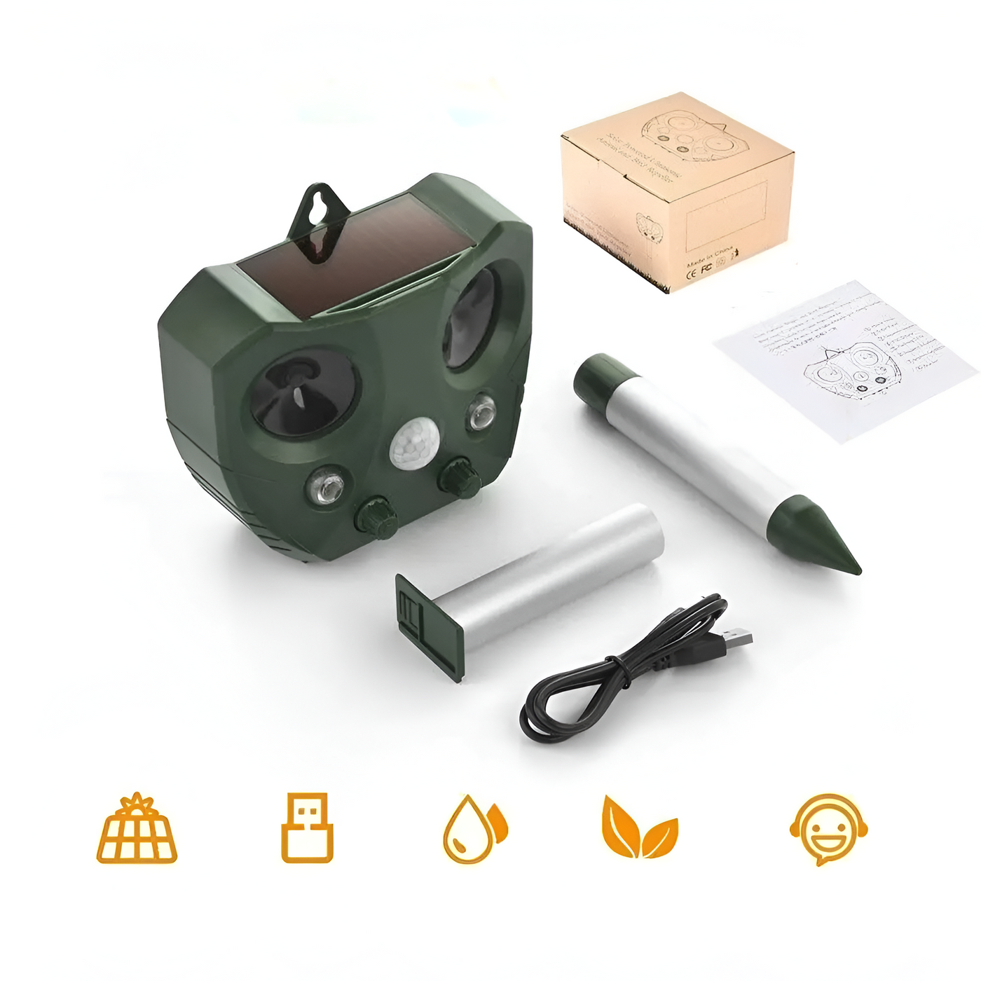 SafeScape Schädlingsbekämpfung - Solarbetriebene Schädlingsbekämpfung mit Ultraschall