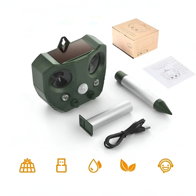 SafeScape Schädlingsbekämpfung - Solarbetriebene Schädlingsbekämpfung mit Ultraschall