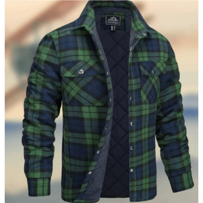 Flanellhemd Mit Knopfleiste Für Herren | Lässig