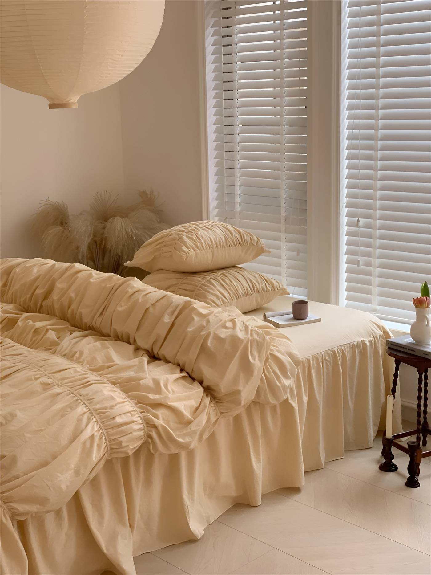 EtherealLuxe Bettwaren - Royal Beige Bettwäscheset