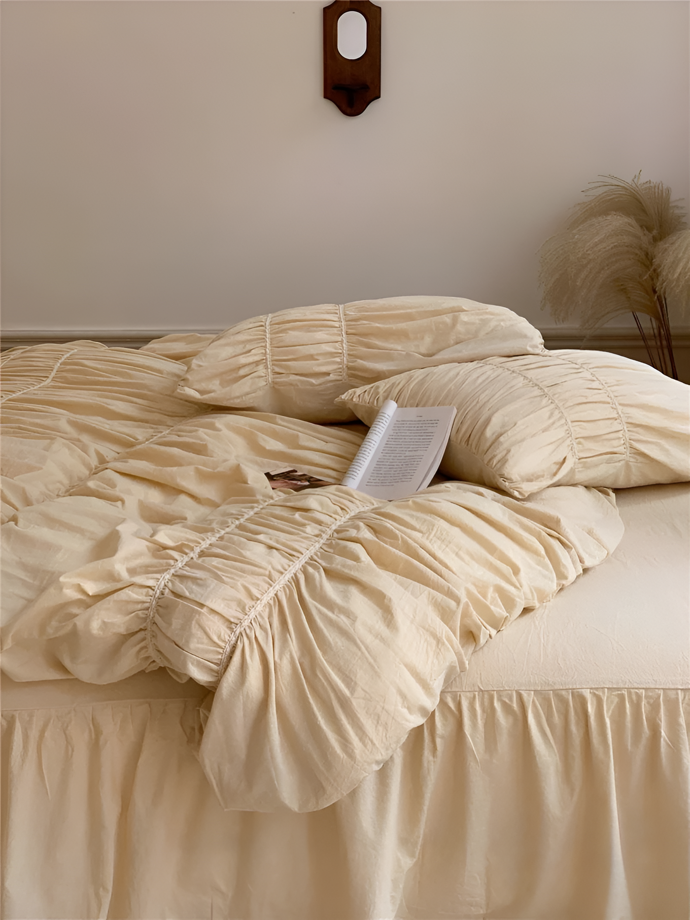 EtherealLuxe Bettwaren - Royal Beige Bettwäscheset