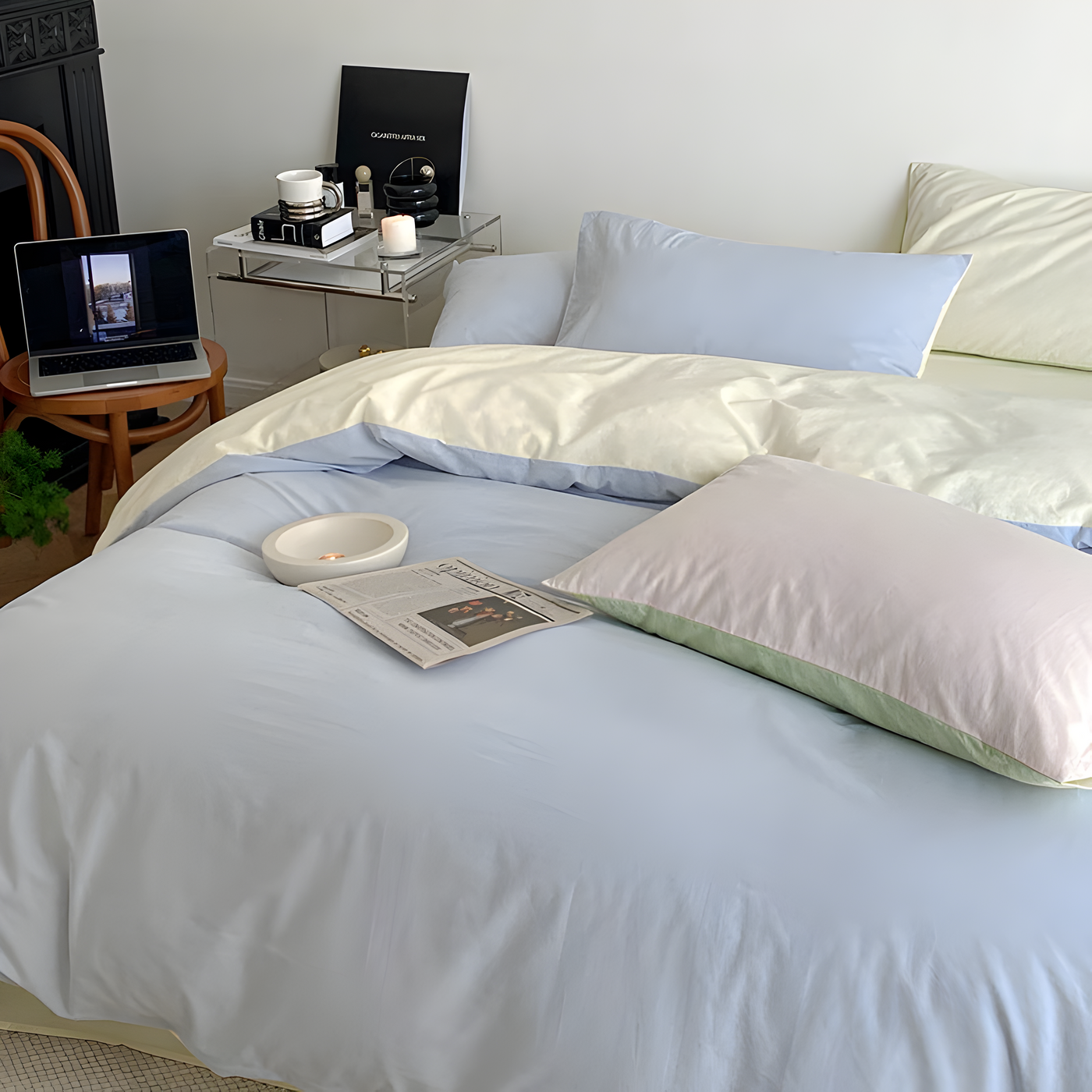 SunriseDream Set - Weich Duo Farbig Bettwaren-Set