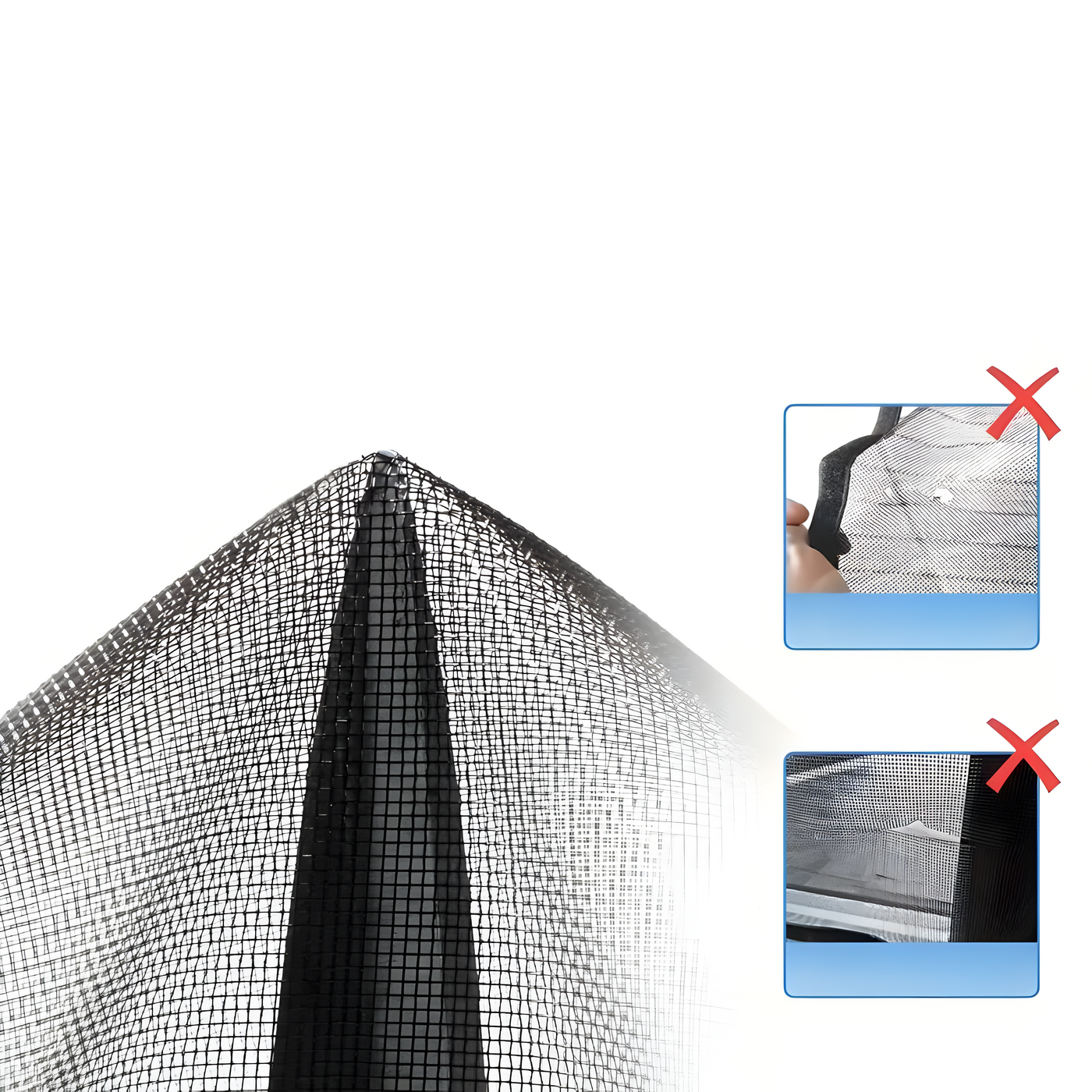 BreezeGuard Magnetisches Fliegengitter Tür – Selbstschließendes Magnetisches Fliegengitter