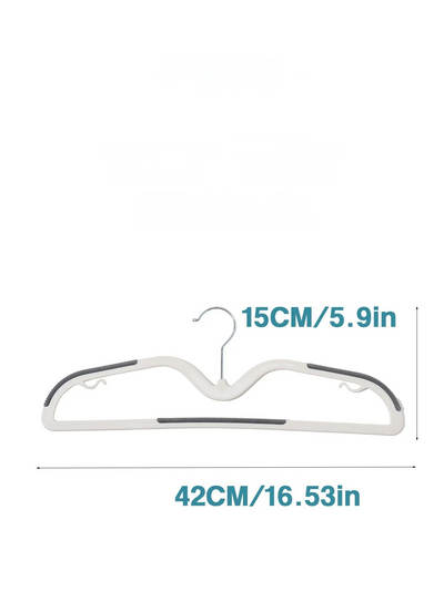 HangWise Hanger – Platzsparender Rutschfester Kleiderbügel aus Kunststoff