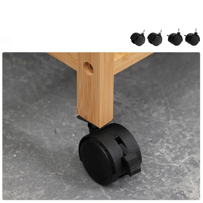 BambooEase Korb – Abnehmbarer Bambus-Wäschekorb