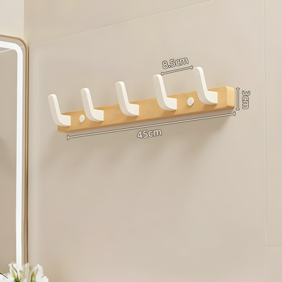 WalnutWisp Hook – Walnuss Holz Wandhaken