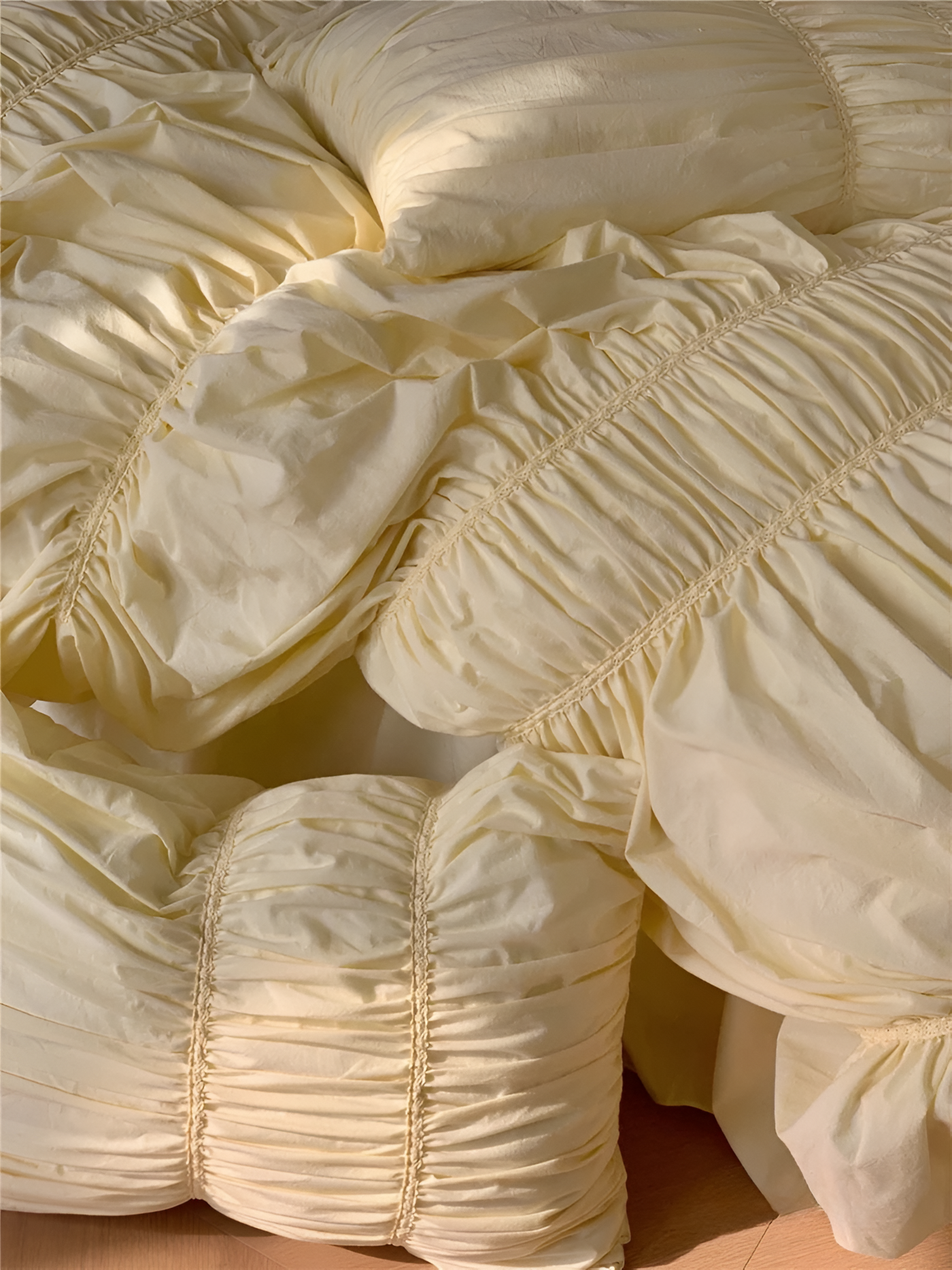 EtherealLuxe Bettwaren - Royal Beige Bettwäscheset