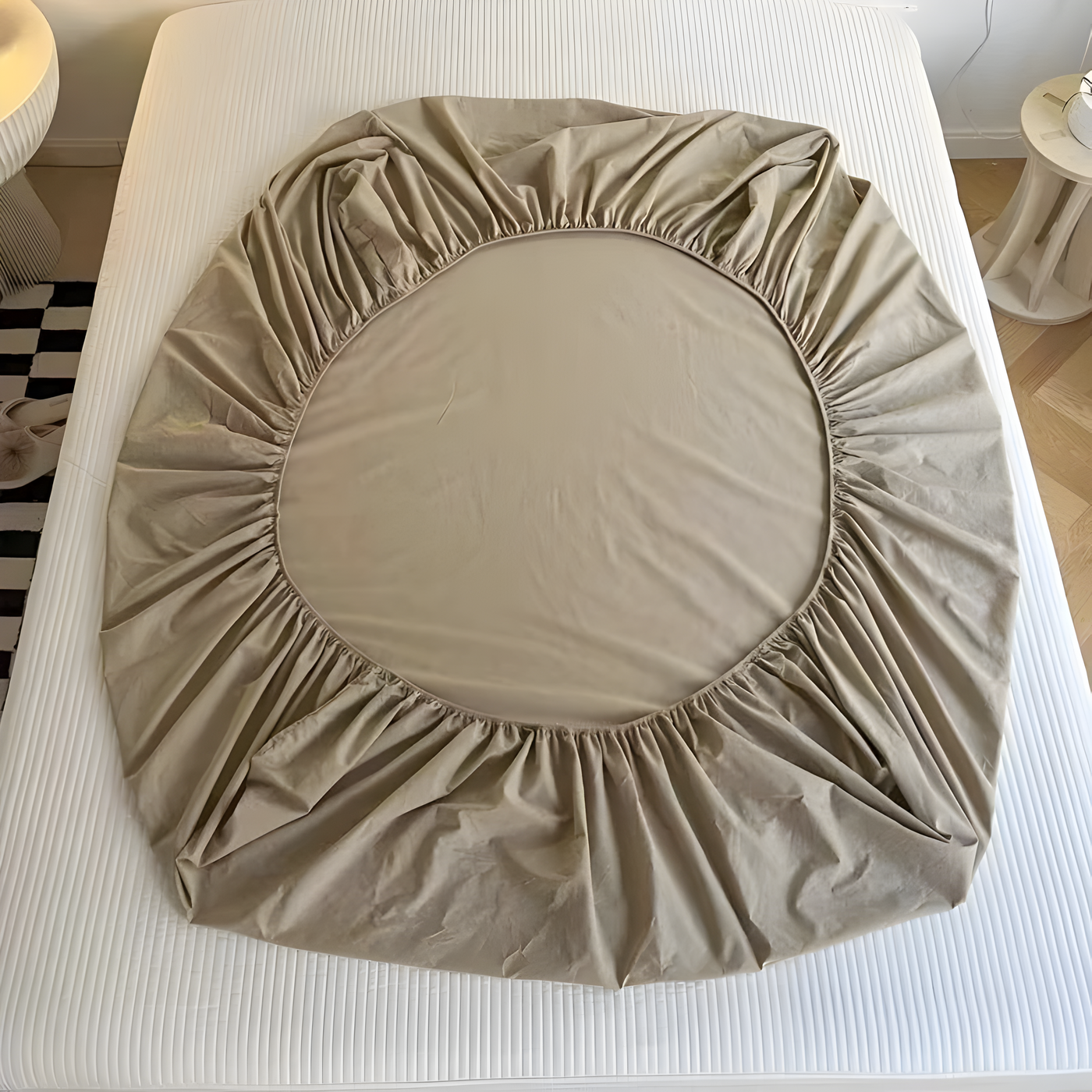 IvoryHaven Bedding - Gewaschene Baumwolle Bettlaken