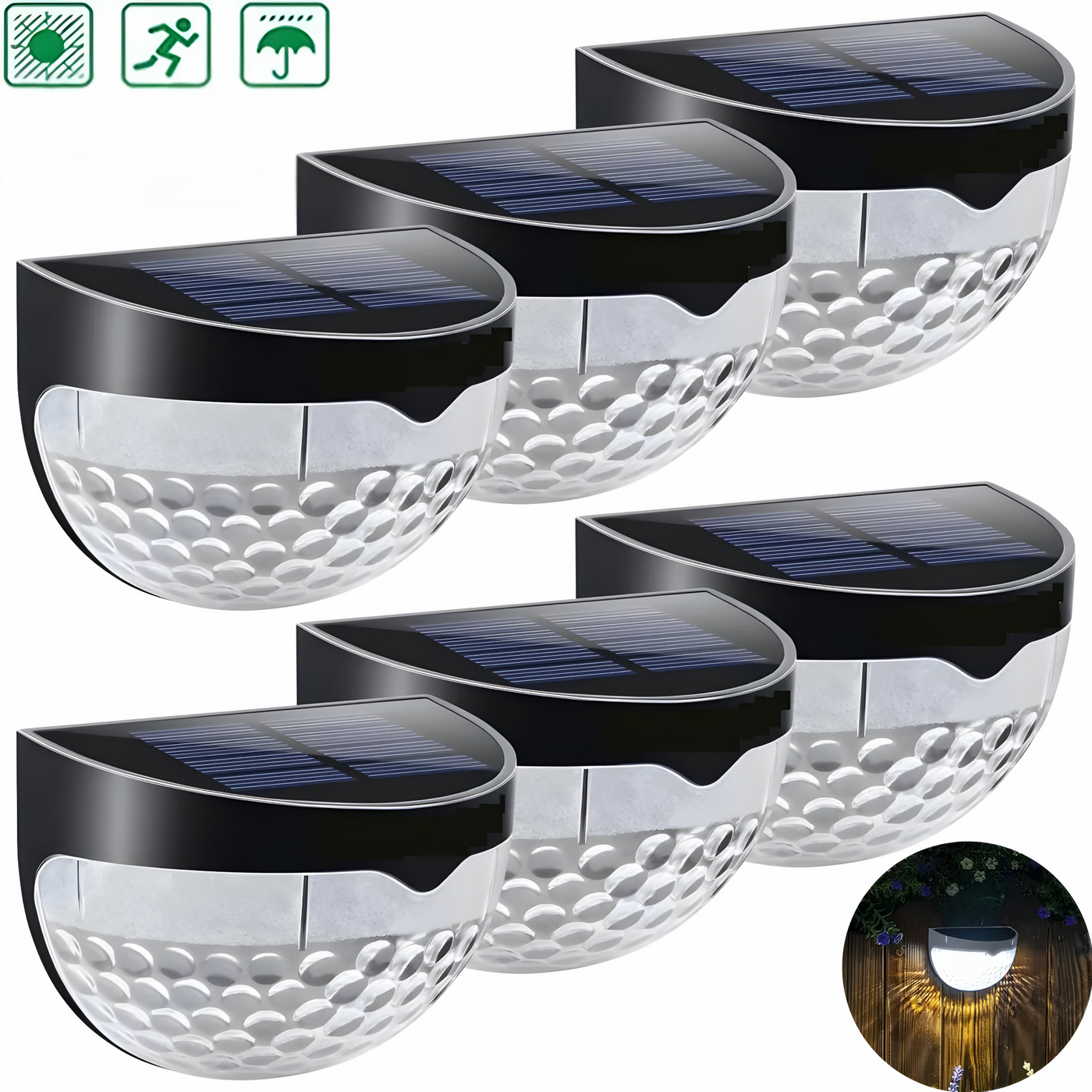 ZenithStair Light – Wasserdichtes Solar-LED-Treppenlicht