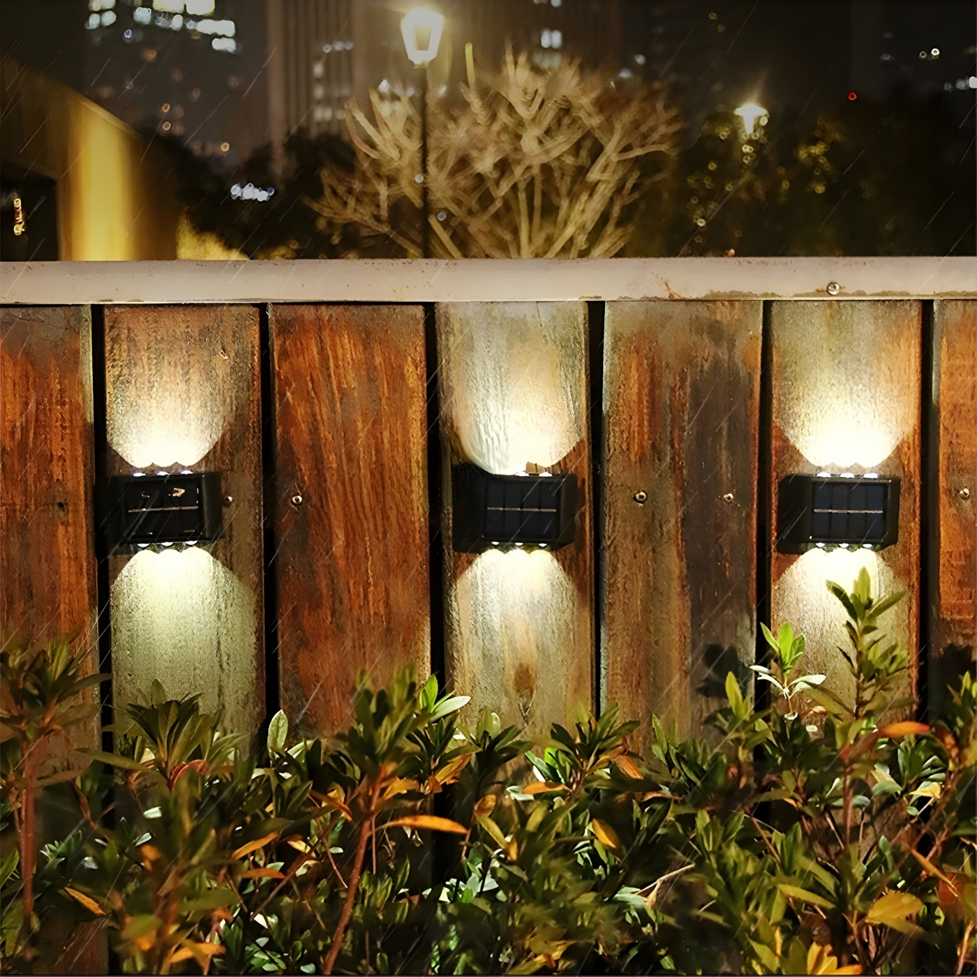 SolaraLux Light - Wasserdichte Solar-LED Oben und Unten Wandleuchte