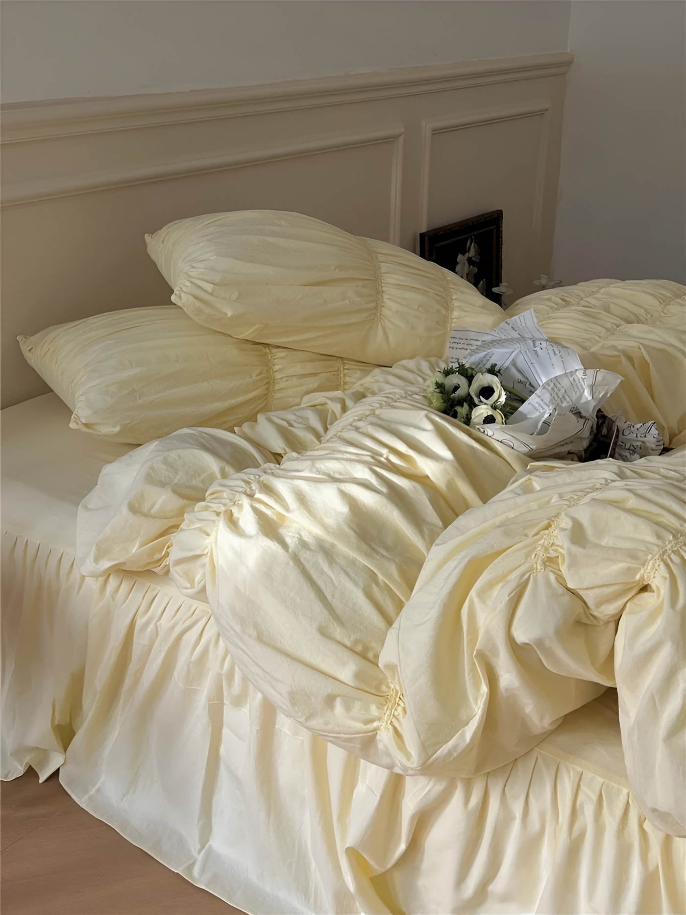 EtherealLuxe Bettwaren - Royal Beige Bettwäscheset