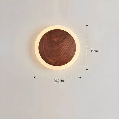 VaraLume Light - Nordic Walnut LED Wandlampe