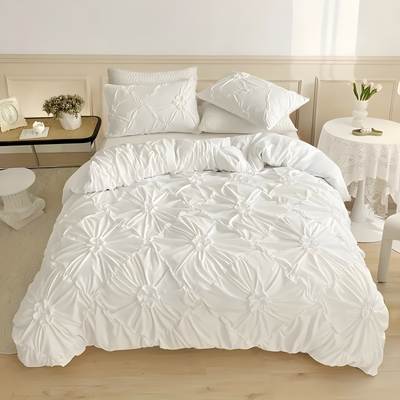 DiamondLuxe Duvet Set - Luxuriöse Diamantmuster Bettwäsche
