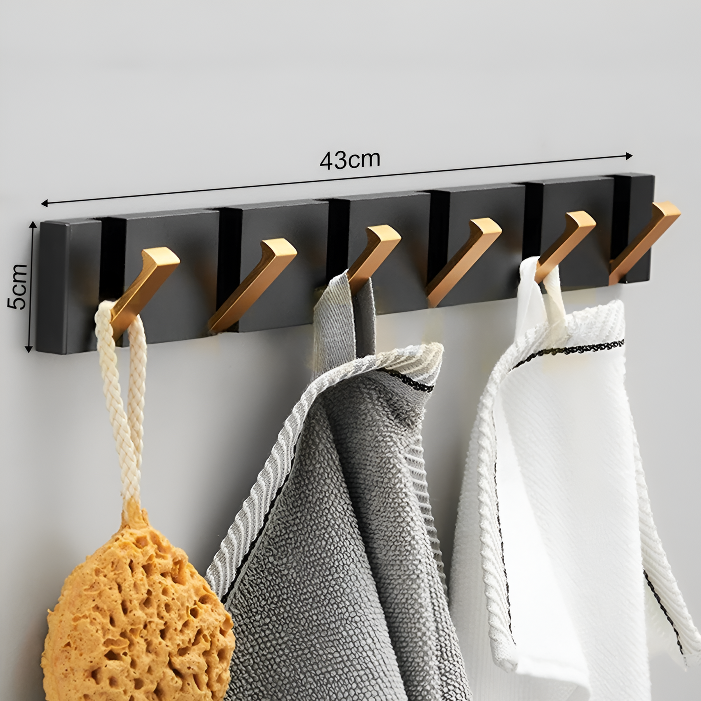 LuxeGrip Hook – Faltbarer 2-Wege-Installation Wandhaken