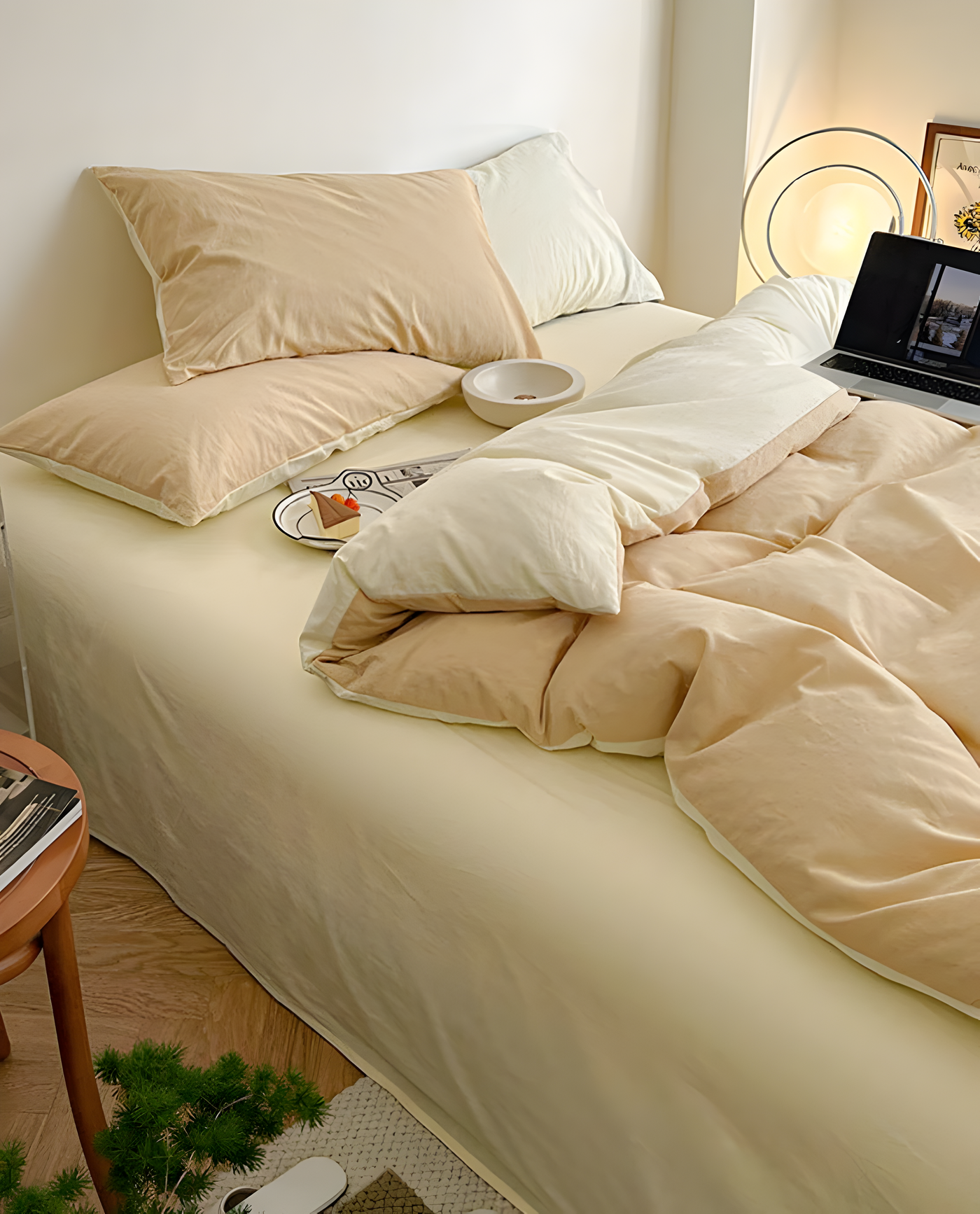 SunriseDream Set - Weich Duo Farbig Bettwaren-Set