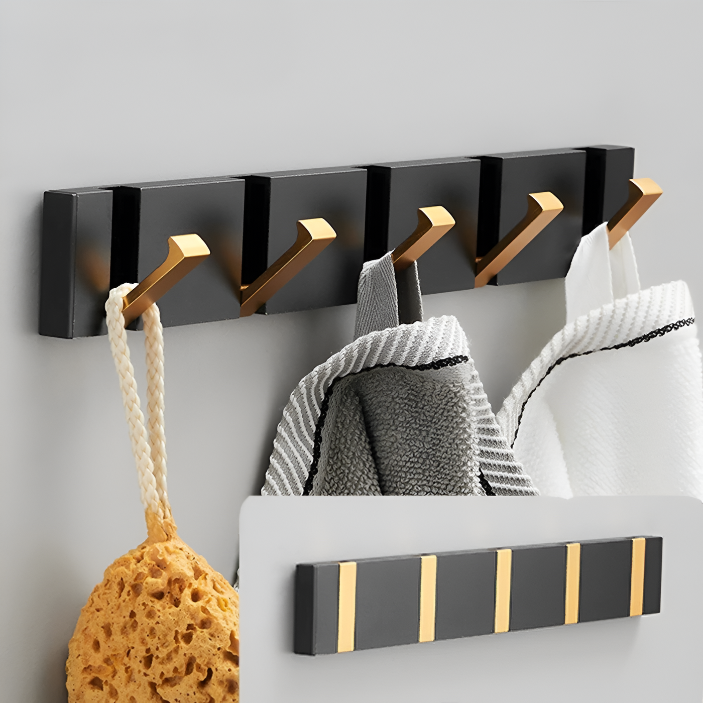 LuxeGrip Hook – Faltbarer 2-Wege-Installation Wandhaken