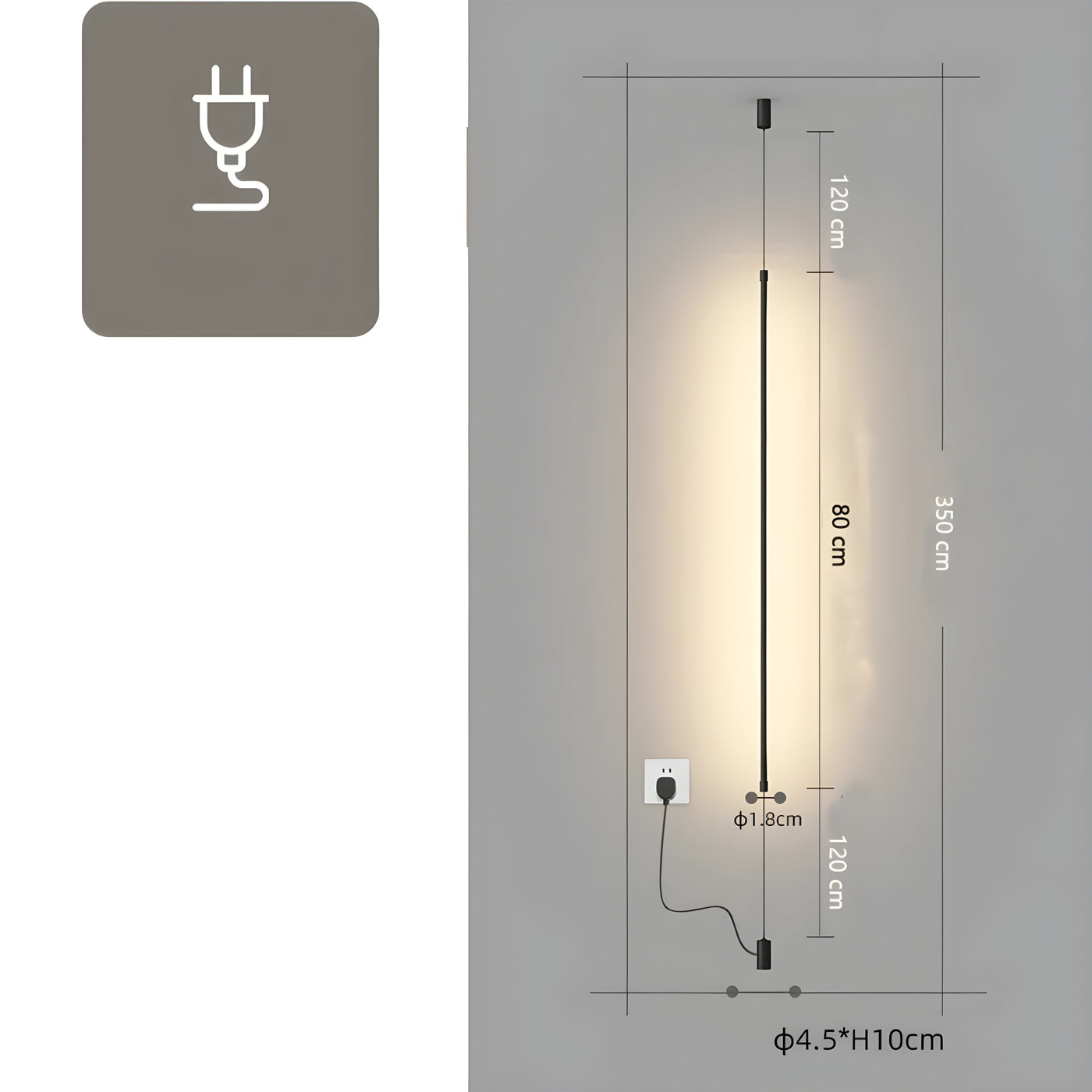 LineaNord Light - Nordic Minimalist Slim Line LED-Bodenleuchte