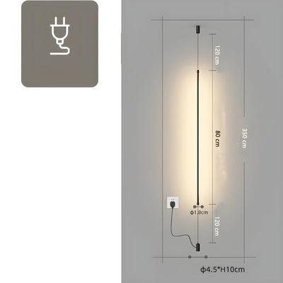 LineaNord Light - Nordic Minimalist Slim Line LED-Bodenleuchte