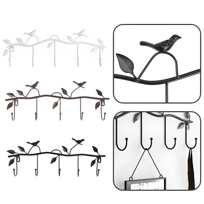 FlockFixture Hook – Multifunktionaler Metall Vogel Wandhaken