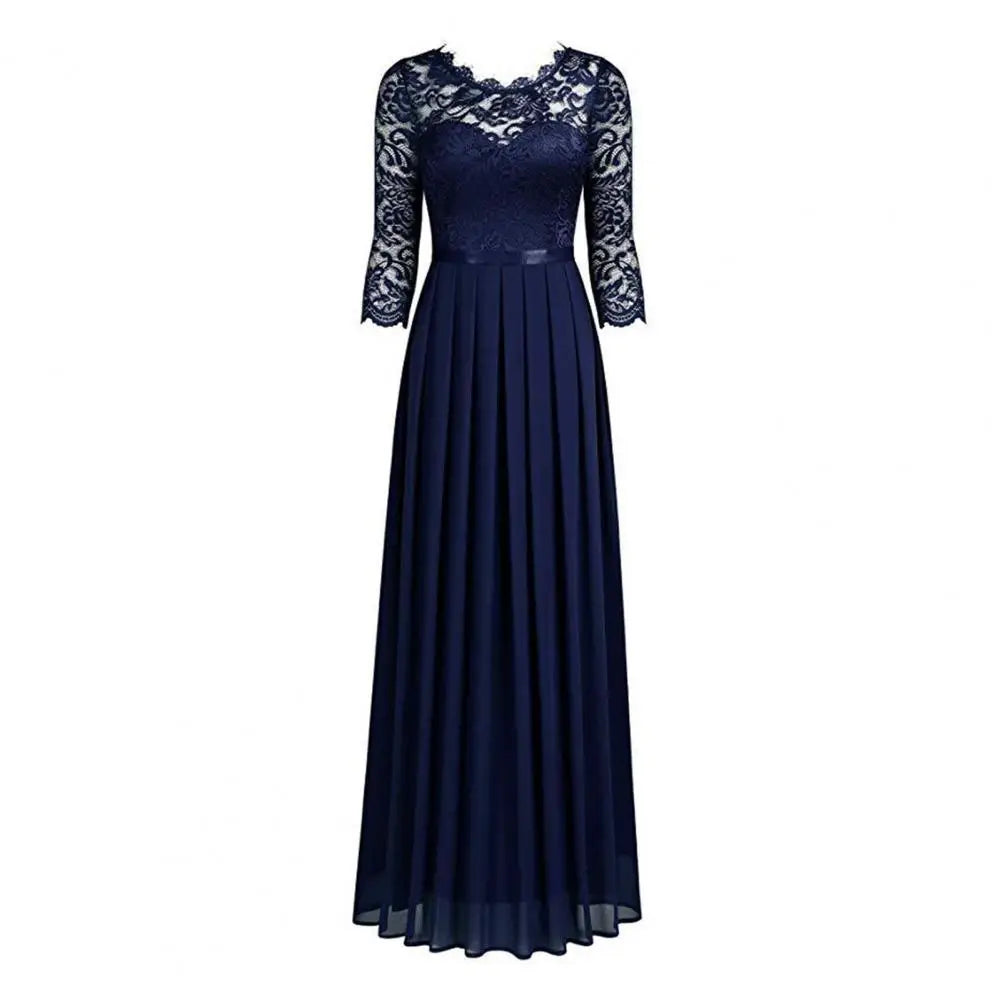 Viera - Rubinrote Eleganz Abendkleid