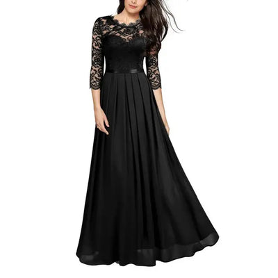 Viera - Rubinrote Eleganz Abendkleid