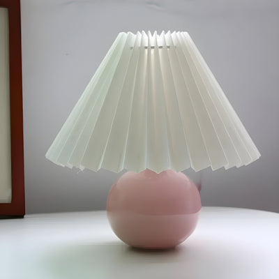 LumiPleat Lampe – Vintage Falten-Tischlampe