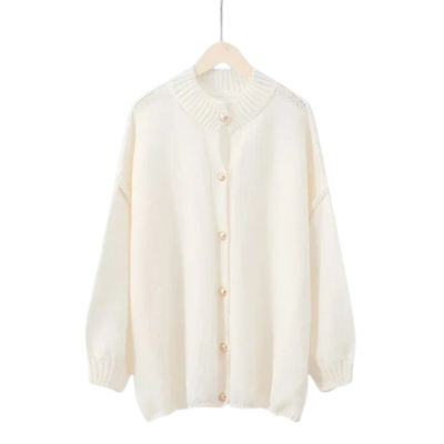 Brand & Belle | Strickjacke mit goldenen Knöpfen