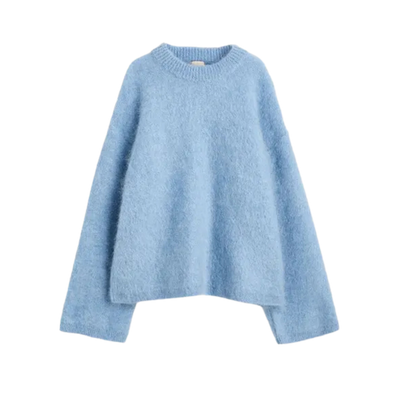 Brand & Belle | Schlichter Rundhals-Casual-Lose Pullover