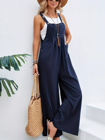 Ärmelloser Boho-Jumpsuit für Damen