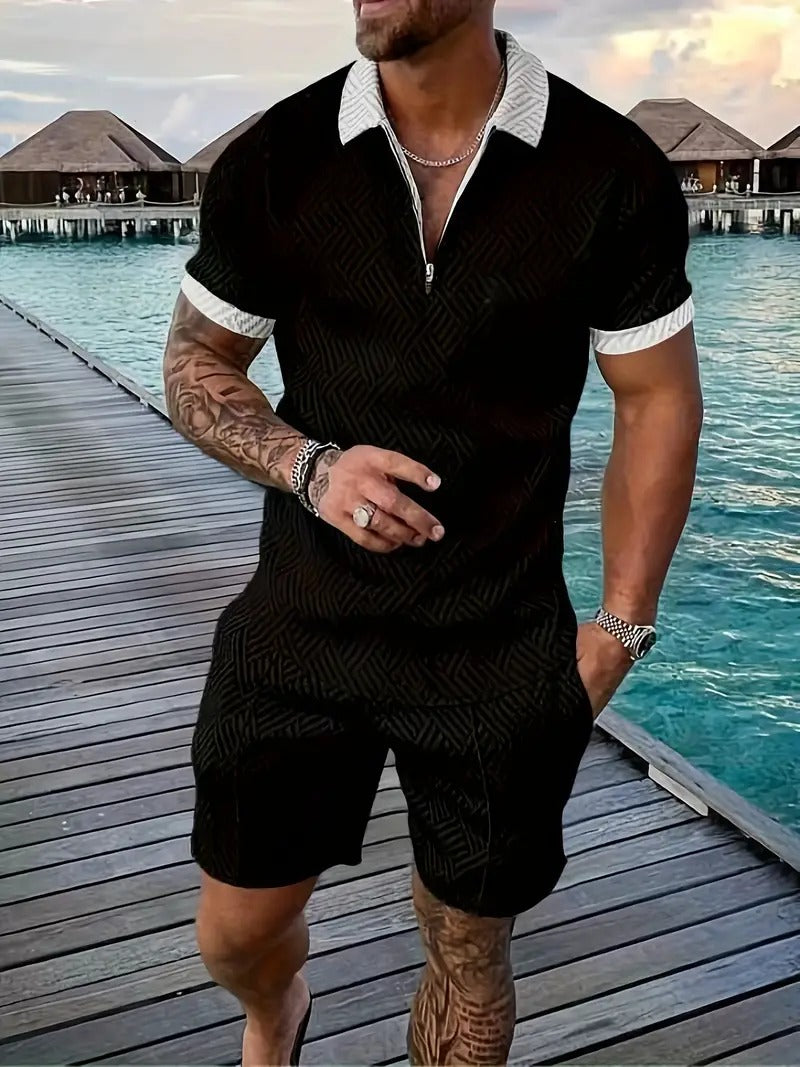 Wren | elegantes Zweiteiliges Sommerset für Männer mit Wendefunktion und bequemen Shorts