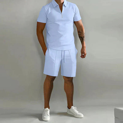 Poloshirt- und Shorts-Sommer-Set für Herren