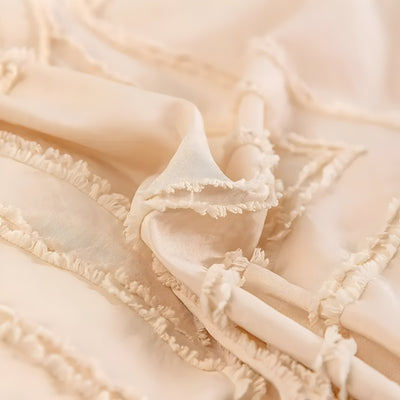 ZippWeave Bettwäsche-Set – Geometrisches Boho Tufted Duvet Bezug Set