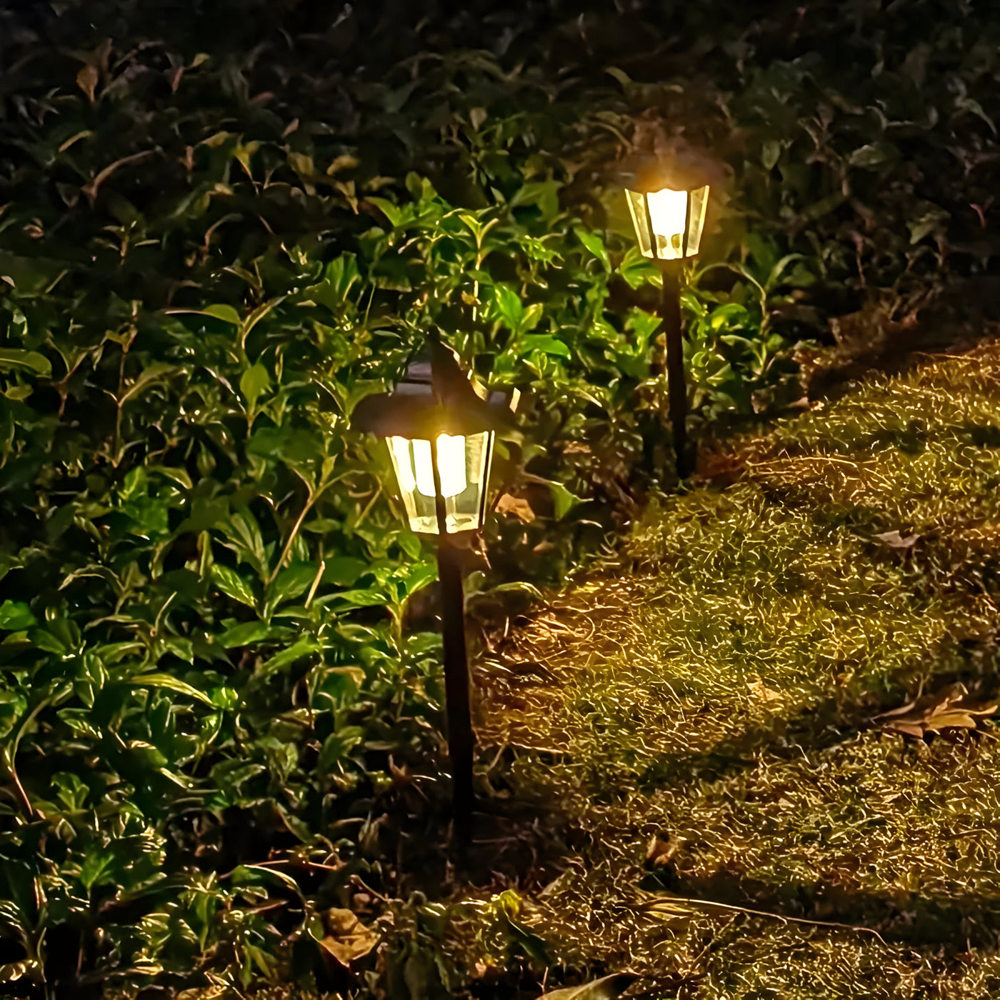LumiTrail Light – Vintage 2er-Set Solar Gartenleuchten für Außen mit LED