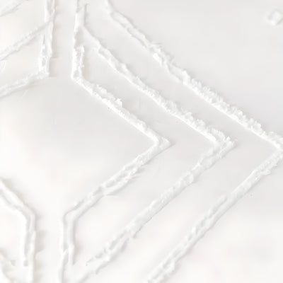 ZippWeave Bettwäsche-Set – Geometrisches Boho Tufted Duvet Bezug Set