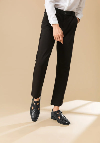 Formelle Herrenschuhe aus braunem Leder durchbrochenes Design elegant - Ferrano