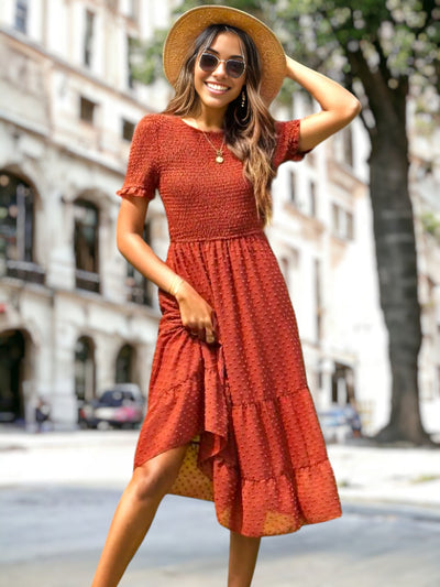 Elda - Langes Freizeitkleid für Frauen in verschiedenen Farben