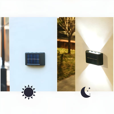 SolaraLux Light - Wasserdichte Solar-LED Oben und Unten Wandleuchte