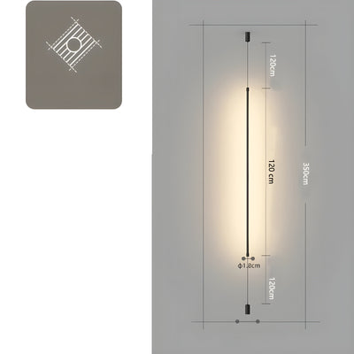 LineaNord Light - Nordic Minimalist Slim Line LED-Bodenleuchte